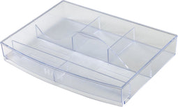 HAN - inzetbak ladenkast - 6 vaks - transparant - HA-1016-23