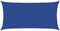 vidaXL - Zonnezeil - rechthoekig - 160 - g/m² - 2,5x5 - m - HDPE - blauw
