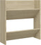 vidaXL-Wandschoenenkasten-2-st-60x18x60-cm-spaanplaat-sonoma-eiken