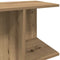 vidaXL - Nachtkastjes - 2 - st - 46,5x29x61 - cm - bewerkt - hout - artisanaal - eiken