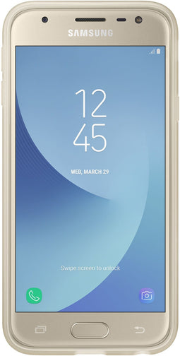 Samsung Galaxy J3 (2017) - Soft Case - Krasbestendig Schokbestendig - Goud
