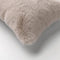 Dutch Decor ZAYA - Kussenhoes 30x50 cm - bontlook - effen kleur - Pumice Stone - beige - met rits - zonder binnenkussen