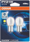 Osram Diadem Chroom - Halogeen lampen BAU15S - 12V/21W - Amber (2 stuks)
