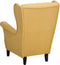ABSON - Fauteuil - Geel - Polyester
