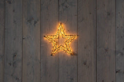 Anna's Collection - 36CMX3CM 3D STER ZWART 800LED CLASSIC WARM - 5M...