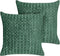 ECLIPTA - Sierkussen set van 2 - Groen - 45 x 45 cm - Polyester