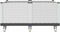 vidaXL - Plantenbak - met - wielen - 100x80x54 - cm - polypropeen - wit