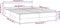 vidaXL - Bedframe - met - hoofdeinde - zonder - matras - 140x200 - cm - crèmekleurig