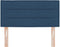 vidaXL - Hoofdbord - met - Lijnenontwerp - in - Blauw - - - 80 - cm - - - Stof