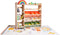 WonderMind Montessori Speelgoedkast - Massief 100% Hout - 9 Opslagbakken & Boekenplanken - W116 × H112 × D30cm