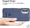 iMoshion Hoesje Geschikt voor Motorola Moto G82 / Moto G52 Hoesje Siliconen - iMoshion Rugged Shield Backcover - Blauw