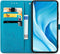 iMoshion Hoesje Geschikt voor Xiaomi Mi 11 Lite (4G) / Mi 11 Lite (5G) / 11 Lite 5G NE Hoesje Met Pasjeshouder - iMoshion Mandala Bookcase - Turquoise