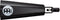 Meinl SL675-BK Black Finish Series 6.75 Medium Timbales Cowbell - Cowbell