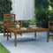 vidaXL Tuintafel 121x82,5x45 cm massief grenenhout honingbruin