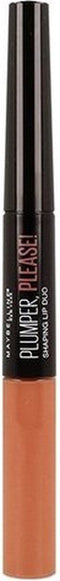 Maybelline Plumper, Please! Shaping Lip Duo - 200 Tease - Lip Filler - Lip Vergroter - Volle Lippen - Nude - 4 ml