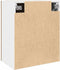 vidaXL - Hangkasten - 2 - st - Lyon - 50x31x60 - cm - bewerkt - hout - oud - houtkleurig
