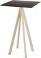 Infinity Statafel Zand Frame + Riverwashed Wood HPL 70x70 cm - Essentials 120061477