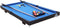 Cougar Pooltafel Mini Draagbaar Zwart/blauw – Handig handvat – Incl. ballen - 118x64x12cm