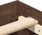 vidaXL - Bedframe - zonder - matras - 140x190 - cm - spaanplaat - bruin - eikenkleurig