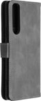 iMoshion Hoesje Geschikt voor Sony Xperia 1 II Hoesje Met Pasjeshouder - iMoshion Luxe Bookcase - Grijs