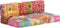 vidaXL - Poef - stof - patchwork
