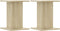 vidaXL - Speakerstandaards - 2 - st - 30x30x40 - cm - bewerkt - hout - sonoma - eiken