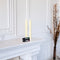 Anna's Collection LED dinerkaarsen - 23 cm - afstandsbediening - ivoor (2 stuks)