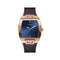 Guess Bruine Siliconen Horloge Met Gouden Kast