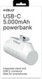 Celly PBC5000WH - Powerbank - 5000mAh - USB-C - Wit
