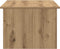 vidaXL - Salontafel - 150x50x35 - cm - bewerkt - hout - artisanaal - eikenkleur