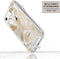 Selencia Hoesje Geschikt voor iPhone SE (2022) / SE (2020) / 8 / 7 / 6s / 6 Hoesje - Selencia Zarya Fashion Extra Beschermende Backcover - goud