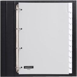 Tabbladen Quantore 4 Gaats 12 Delig Met Venster Grijs Pp