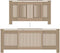 vidaXL Radiatorombouw 205 cm MDF