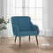 VDXL Fauteuil 63x76x80 cm fluweel blauw