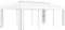 vidaXL - Prieel - met - dubbel - dak - 3x6 - m - wit