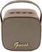 Guess GUWSB2P4SMW - Bluetooth Speaker mini - 4G Leather Script Logo - bruin