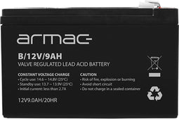Armac B/12v/9ah Autoaccu Veelkleurig