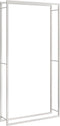 vidaXL - Haardhoutrek - 110x28x214 - cm - roestvrij - staal