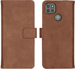 iMoshion Hoesje Geschikt voor Motorola Moto G9 Power Hoesje Met Pasjeshouder - iMoshion Luxe Bookcase - Bruin