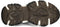 POSH by Poelman POLLY - Dames sneakers - Chunky zool 5,5 cm - Beige