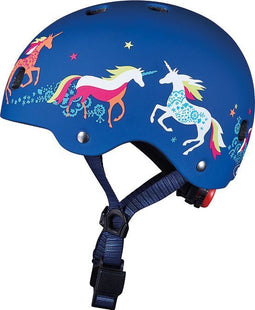 Micro - Unicorn - Kinderhelm - Lichtgewicht - Blauw - S