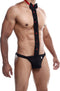 MOB EROTICWEAR - BODY-SUSPENSORY WITH BOW TIE S/M