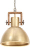 vidaXL Hanglamp industrieel rond 25 W E27 30 cm messingkleurig