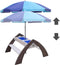 AXI Delta Zand & Water Picknicktafel in Grijs/wit met Parasol - FSC Hout - Zandtafel - Watertafel voor kinderen met parasol - Multifunctionele Picknick tafel