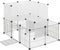Eugad Buitenren - Konijnen en Cavia's - 20 Panelen - 107 x 72 x 72 cm - Wit