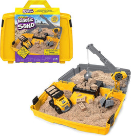 Bouwplaats-speelset - Kiepwagen en kraan - Creatief spelen met Kinetic Sand (907 g)