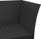 vidaXL - 3-delige - Loungeset - met - kussens - poly - rattan - zwart