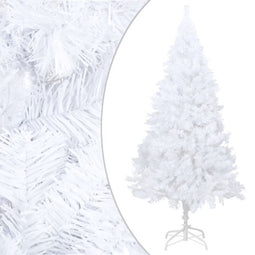 vidaXL - Kunstkerstboom - met - dikke - takken - 150 - cm - PVC - wit
