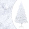 vidaXL - Kunstkerstboom - met - dikke - takken - 150 - cm - PVC - wit