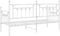 vidaXL - Ligbedframe - Wit - 75x190 - cm - Staal